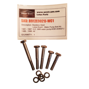 B912E9021J-WC1 - Water Pump, Replacement Stainless Steel Bolt Set