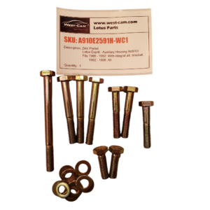A910E2591H-WC1 - 1988-1996, Auxiliary Housing, Bolt Kit, Yellow Zinc.