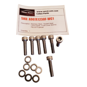 A907E1230F-WC1 - Front Cover, Stainless Steel, Socket Head, Bolt Kit