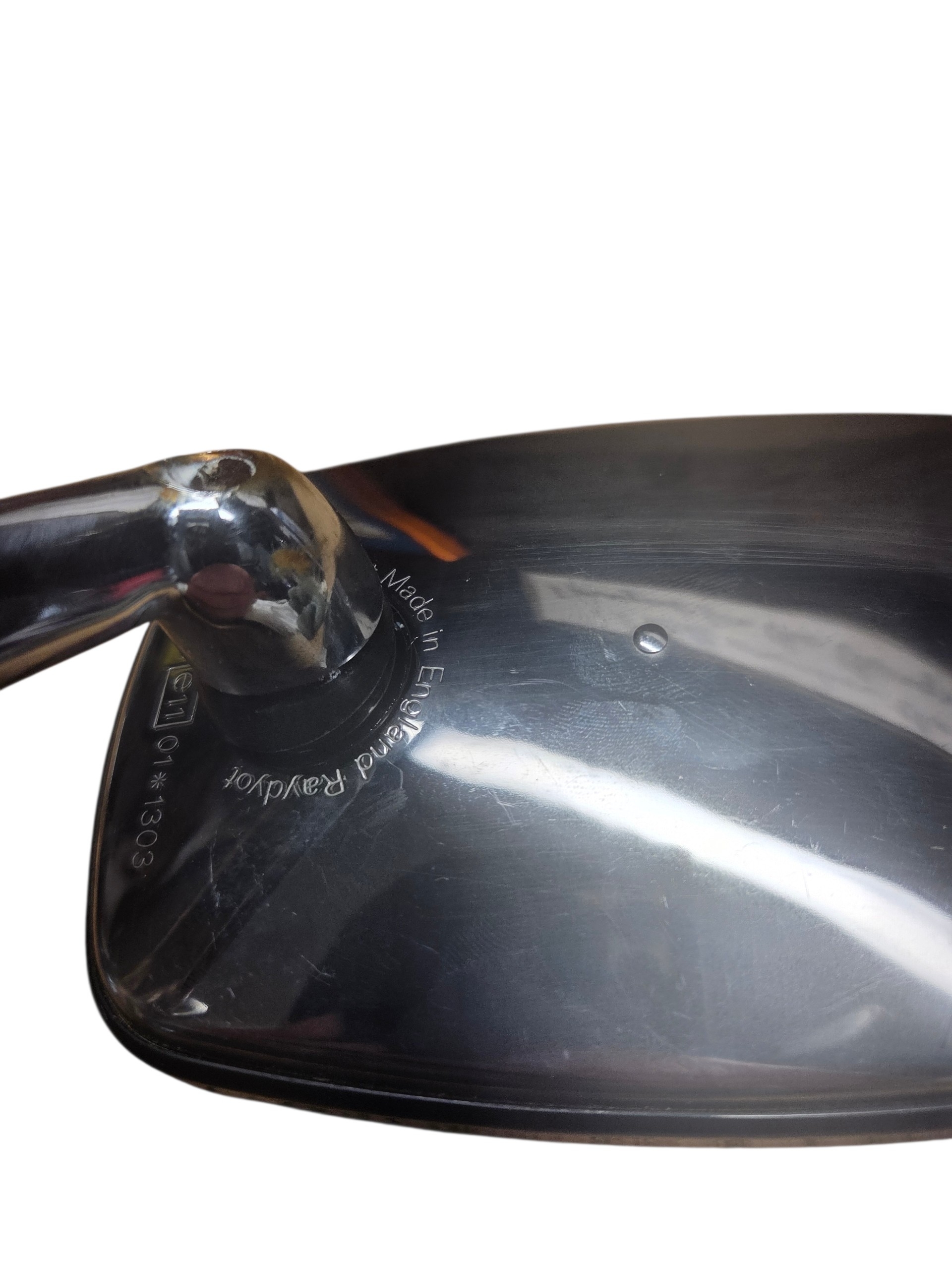 A079M6110F - Early Lotus Esprit S1 LH Chrome Exterior Mirror / Raydyot Made in England - Image 2