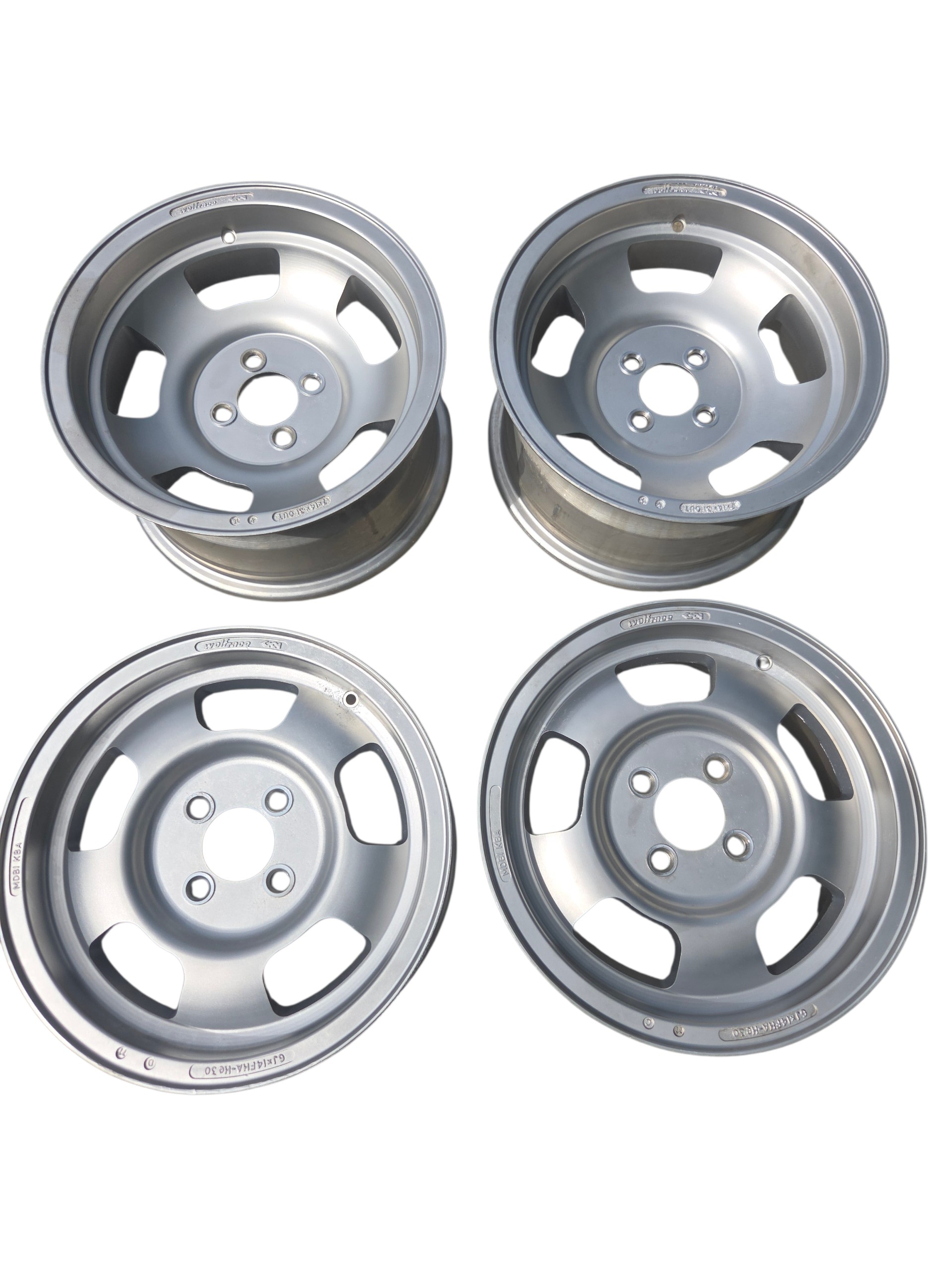 WC-A079G6001F, Original Wolfrace Slot Mag Wheels, Complete Set, Esprit S1 - Image 3