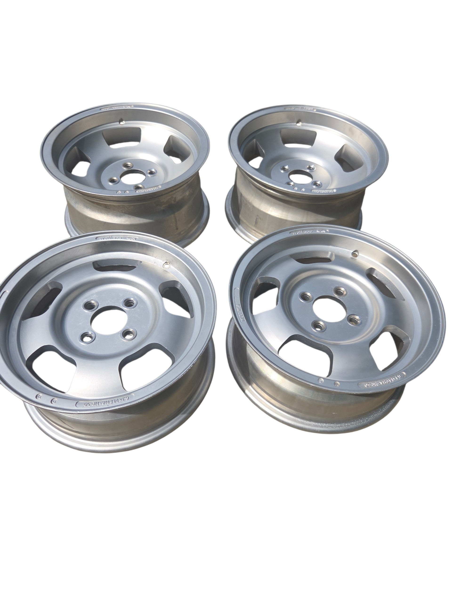 WC-A079G6001F, Original Wolfrace Slot Mag Wheels, Complete Set, Esprit S1