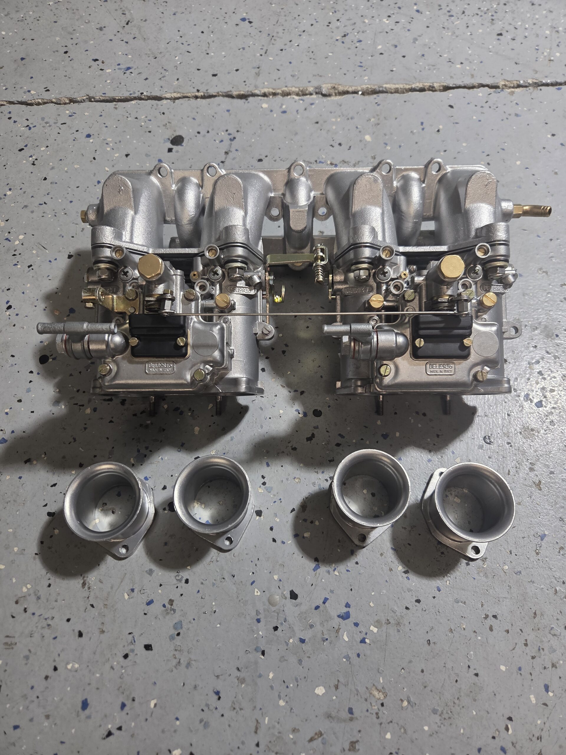 WC-DHLA45E-907-PKG - Dellorto DHLA 45E Carburetor Conversion Package — Lotus Esprit 907